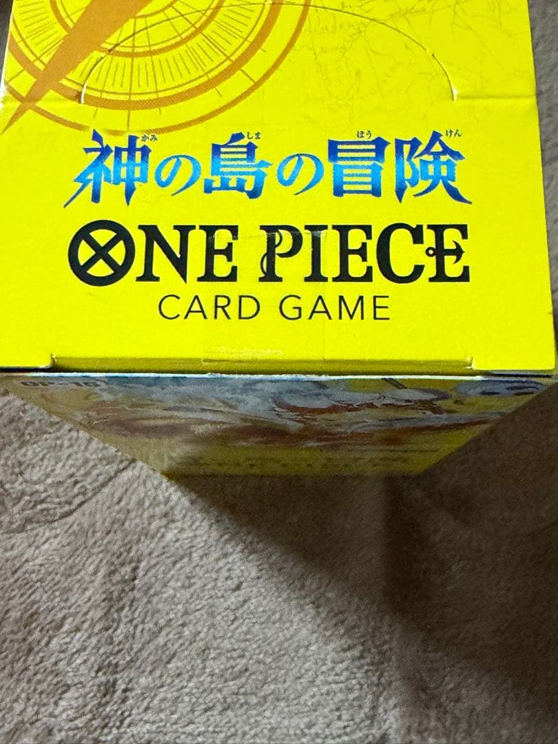 ワンピースカードゲーム 神の島の冒険 1BOX テープカット