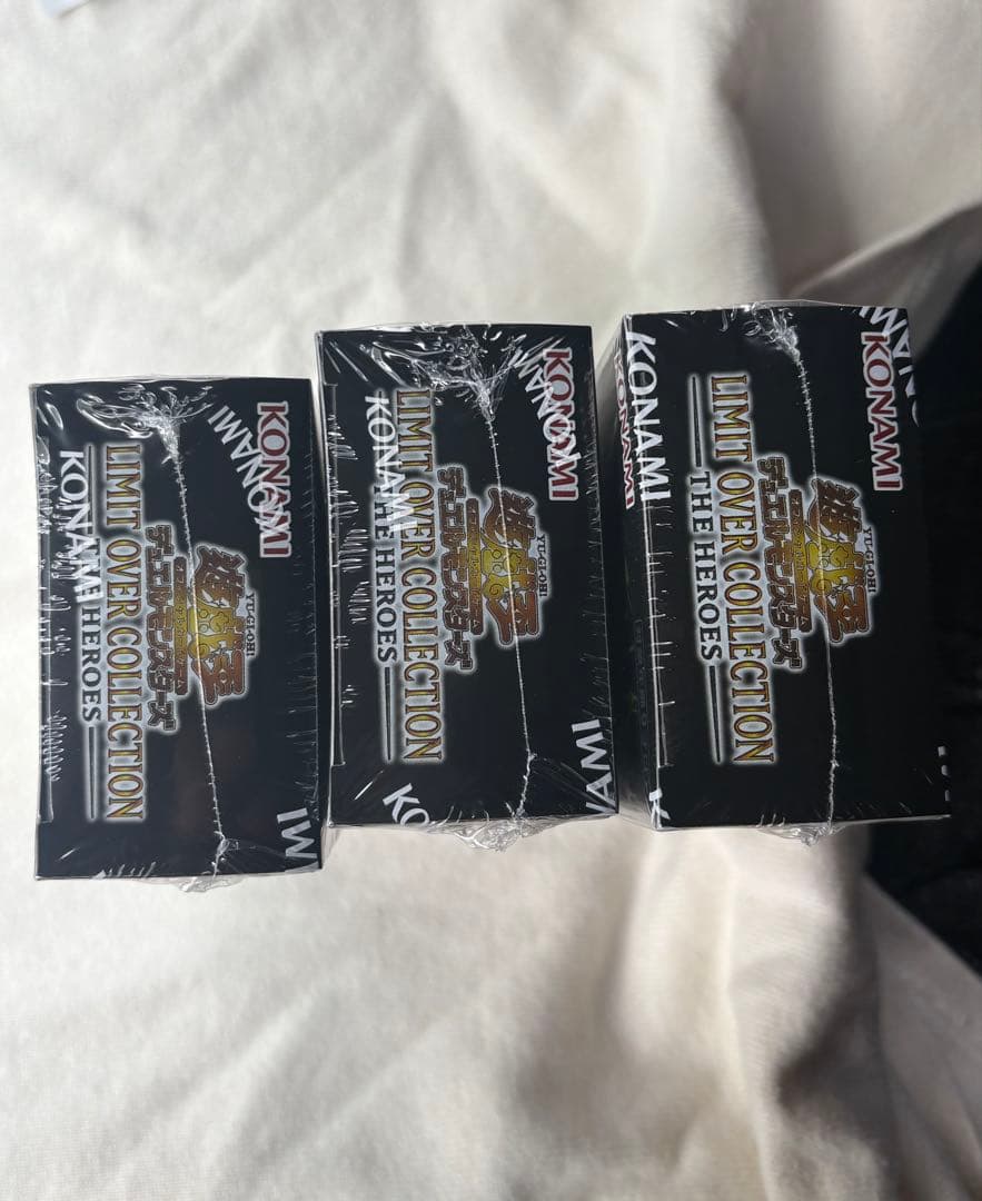 未開封 シュリンク付き 遊戯王OCG リミットオーバーコレクション3box