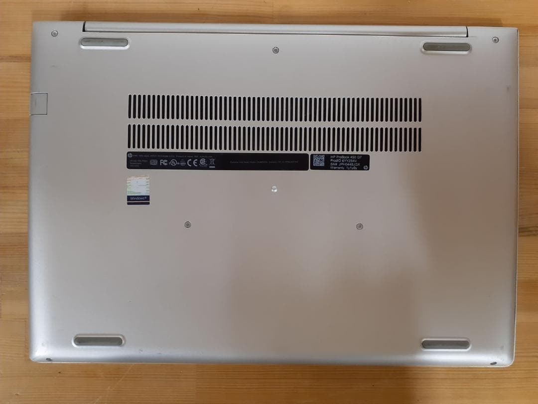 80L0324-05【ジャンク】ProBook 450 G7/Core i3