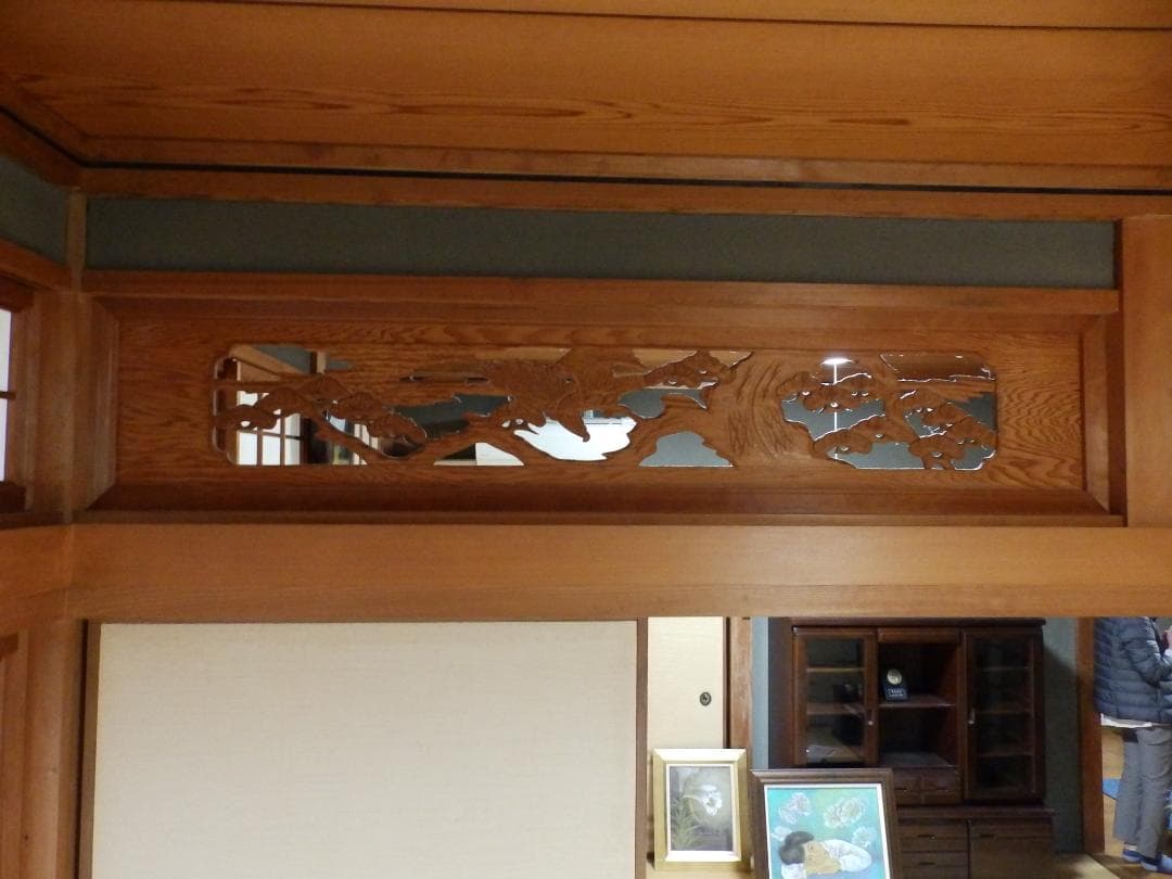 欄間　昭和レトロ建具　2枚セット