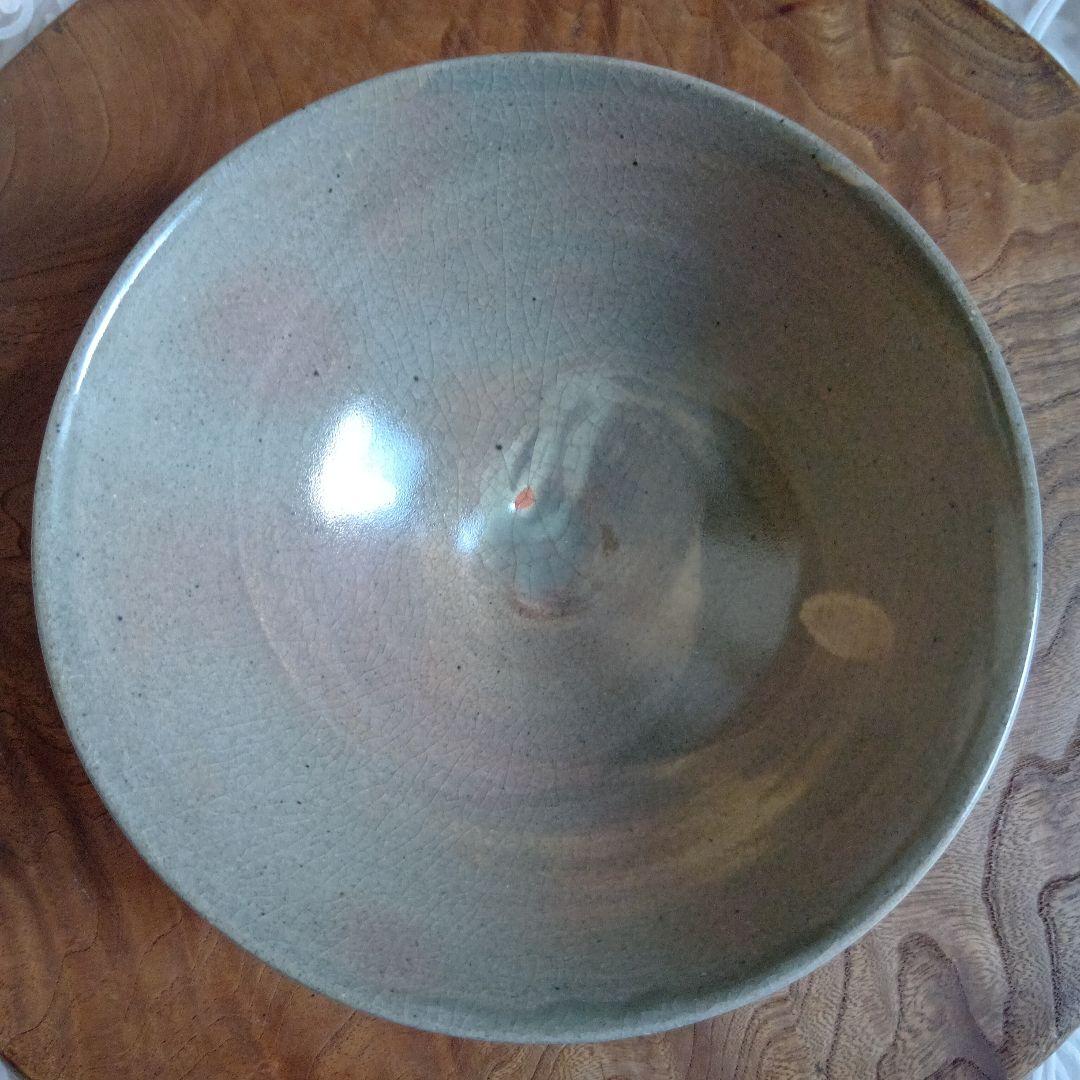 抹茶茶碗　韓国　国展作家　黄鐘禮　作　高麗青磁　表千家　裏千家　【匿名配送】