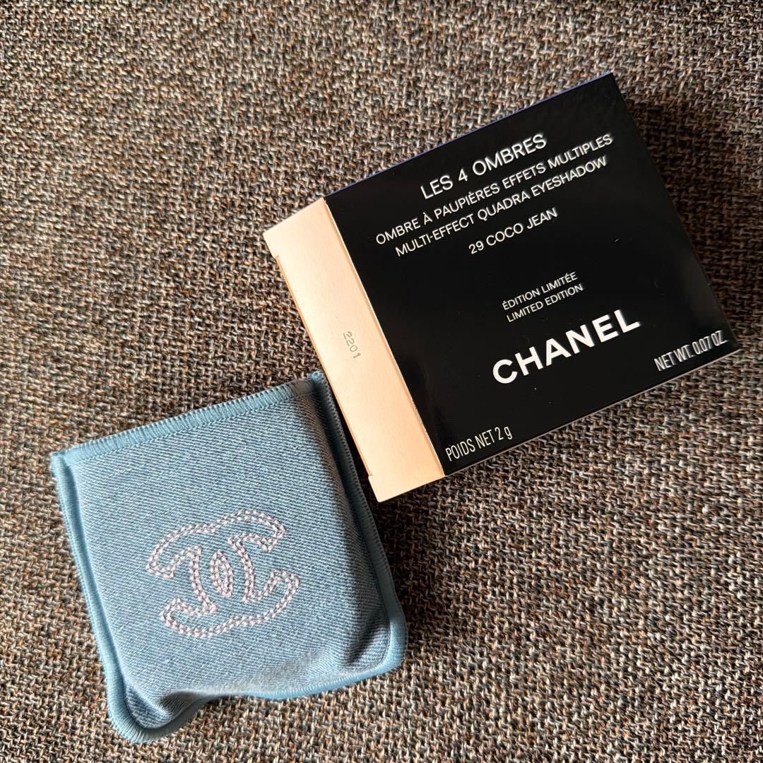 CHANEL 【新品未使用】シャネル レ キャトル オンブル19 デニムドリーム