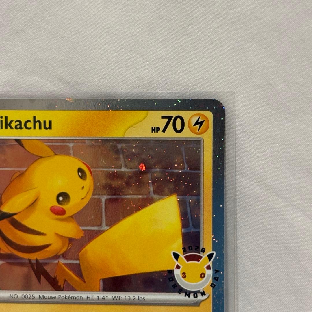 日本未発売！　ポケモンデイ2026ピカチュウ　AI鑑定PSA10相当+おまけ