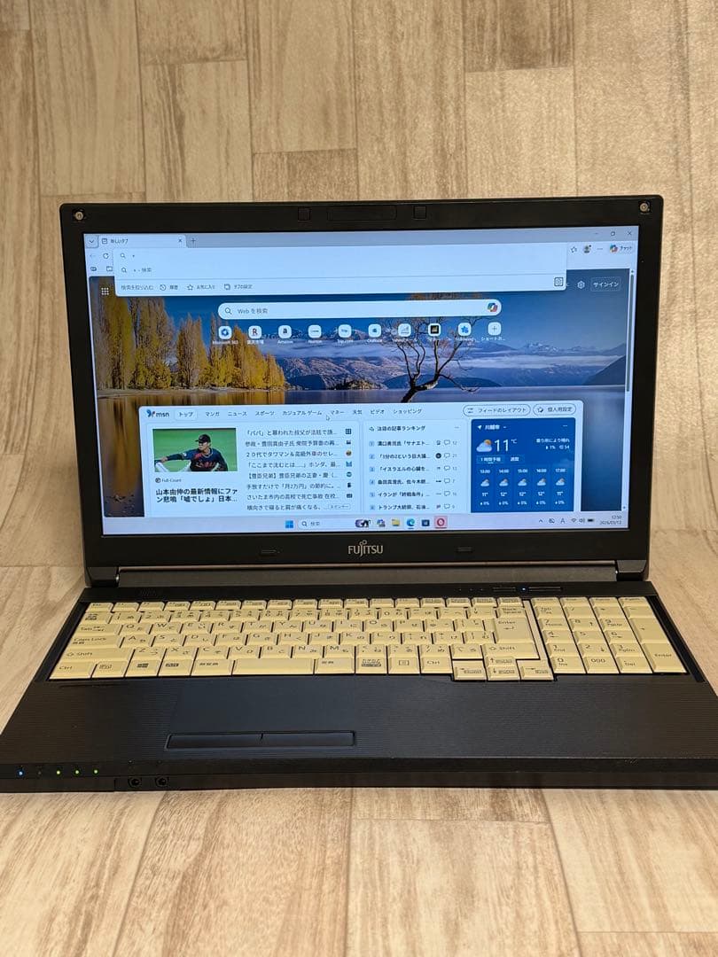 富士通 LIFEBOOK A577/Pi5-7200U 4GB500GB DVD