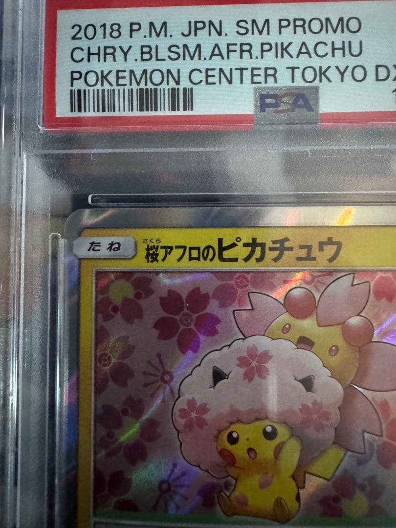 桜アフロのピカチュウ PROMO 【PSA10】211/SM-P