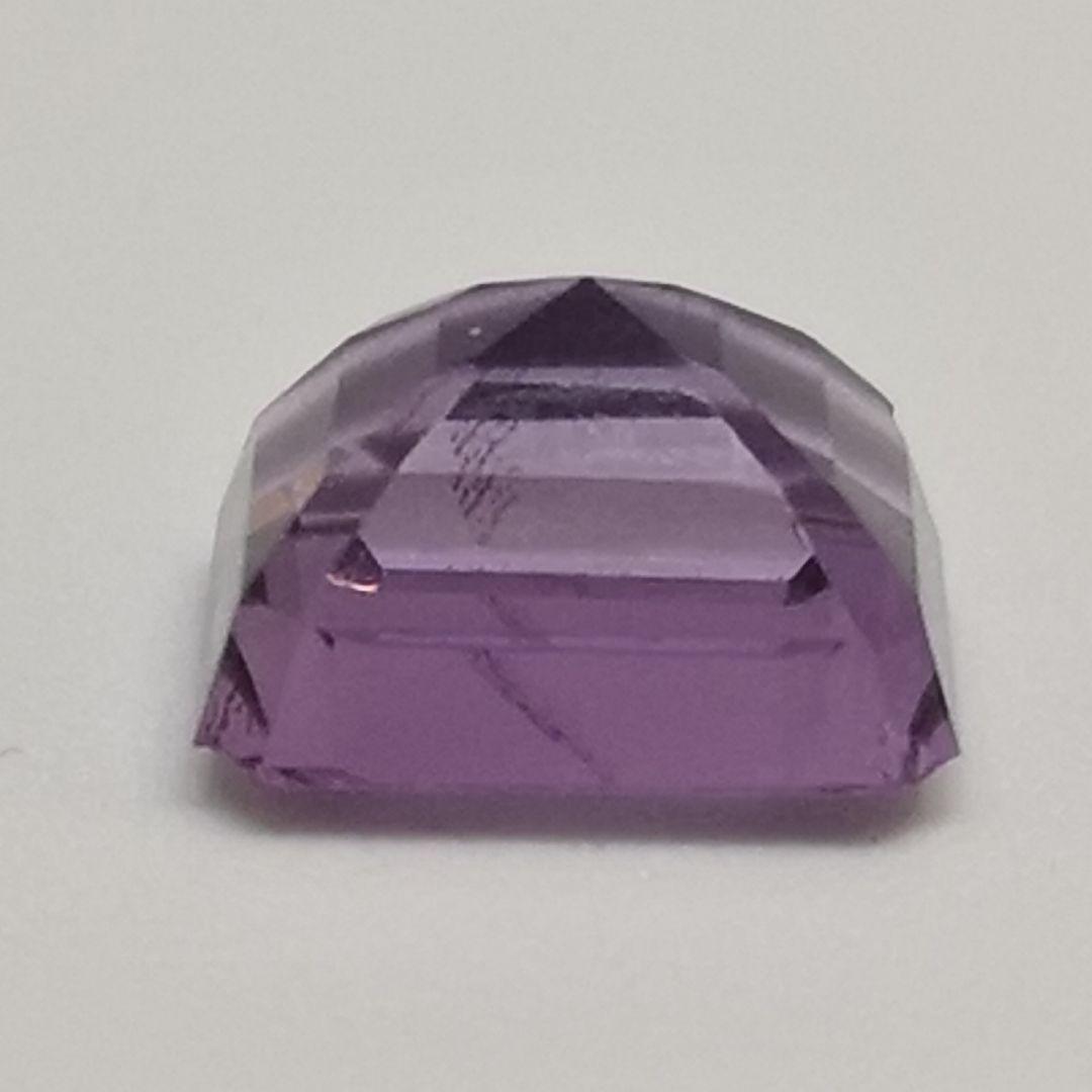 【95】 アメジスト 大粒 3.4ct エメラルドカット