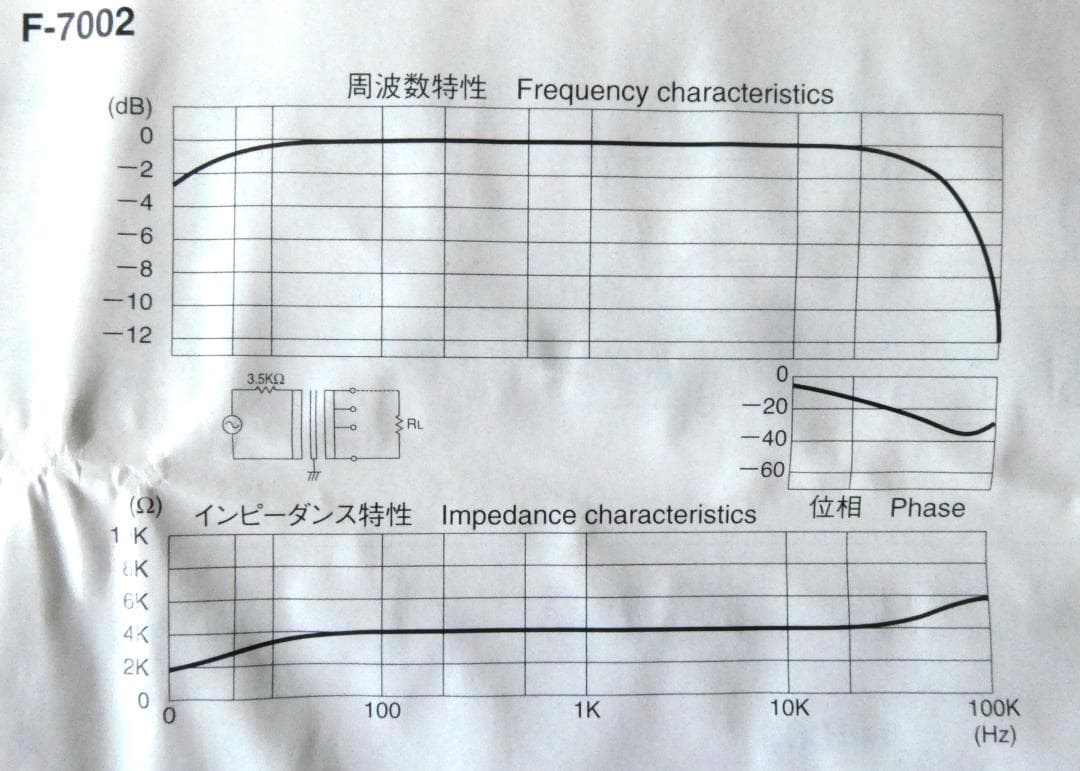 TAMRADIO 真空管アンプ用パーマロイ出力トランス F7002 ペア