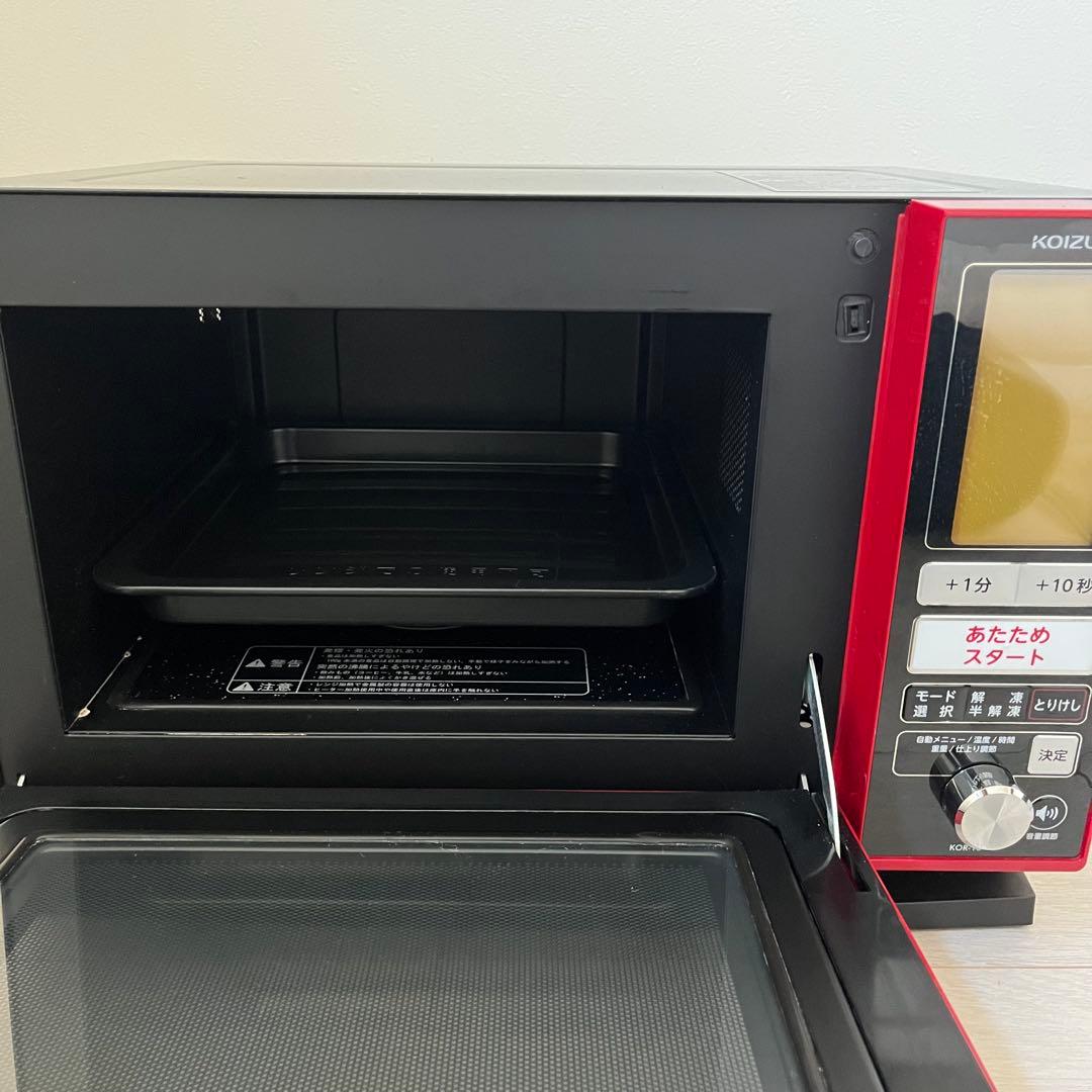 KOIZUMI オーブンレンジ レッド