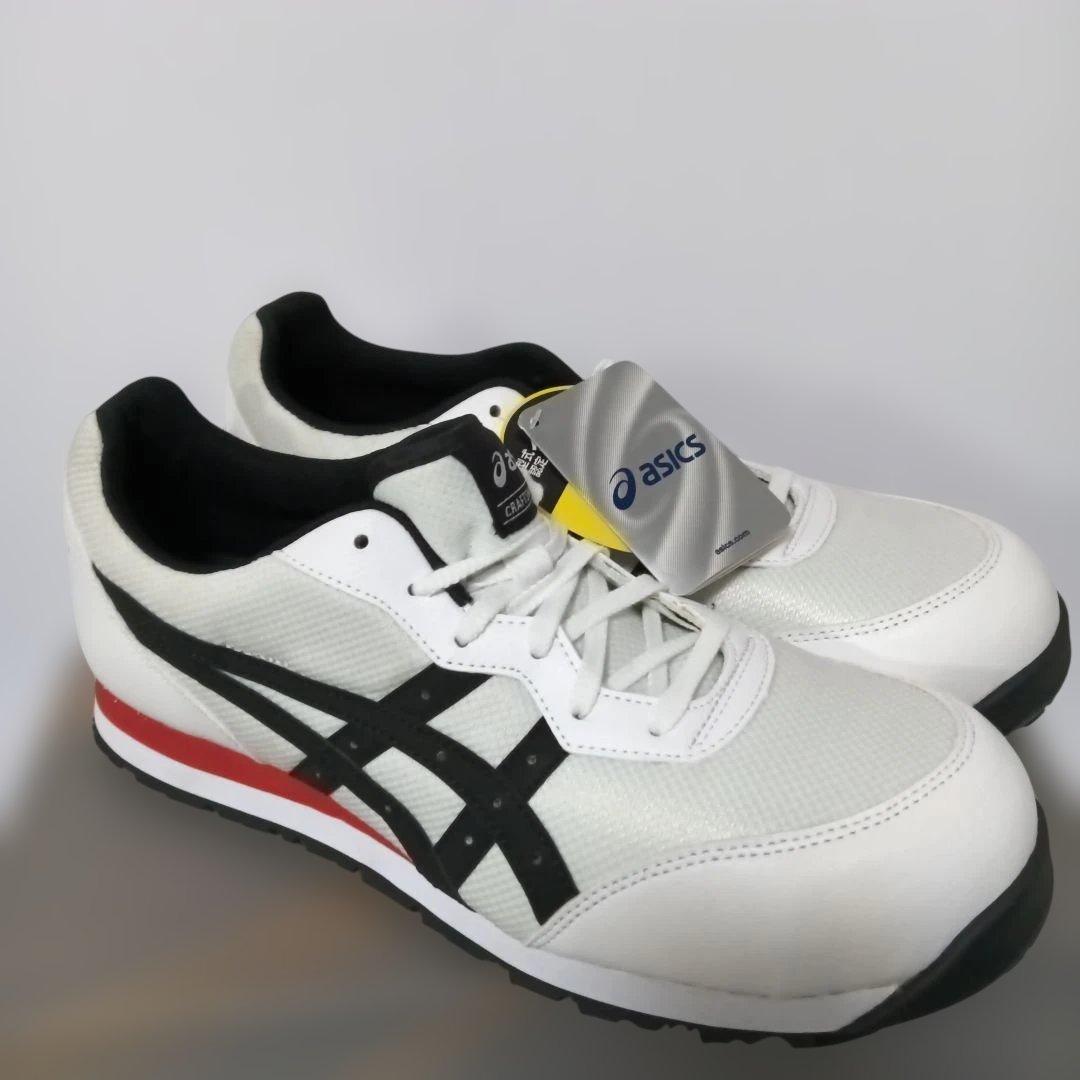 asics GEL-VENTURE 7 安全靴 ホワイト/ブラック/レッド