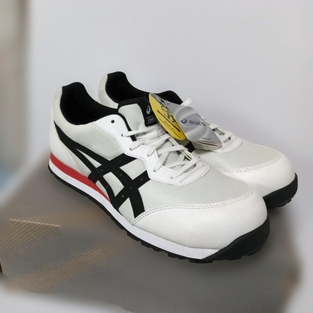 asics GEL-VENTURE 7 安全靴 ホワイト/ブラック/レッド