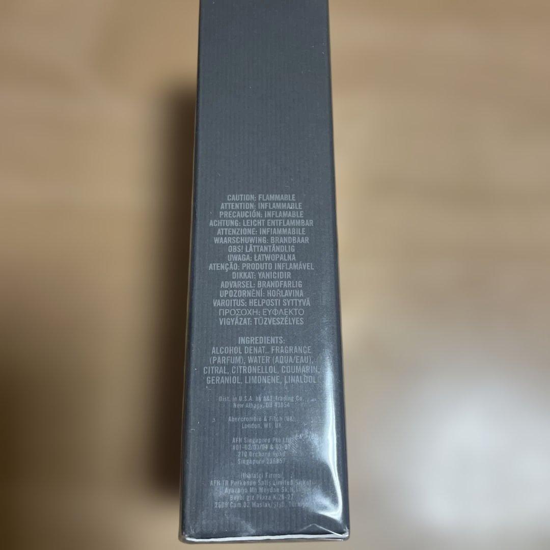 新品・未使用・未開封Abercrombie & Fitch 香水