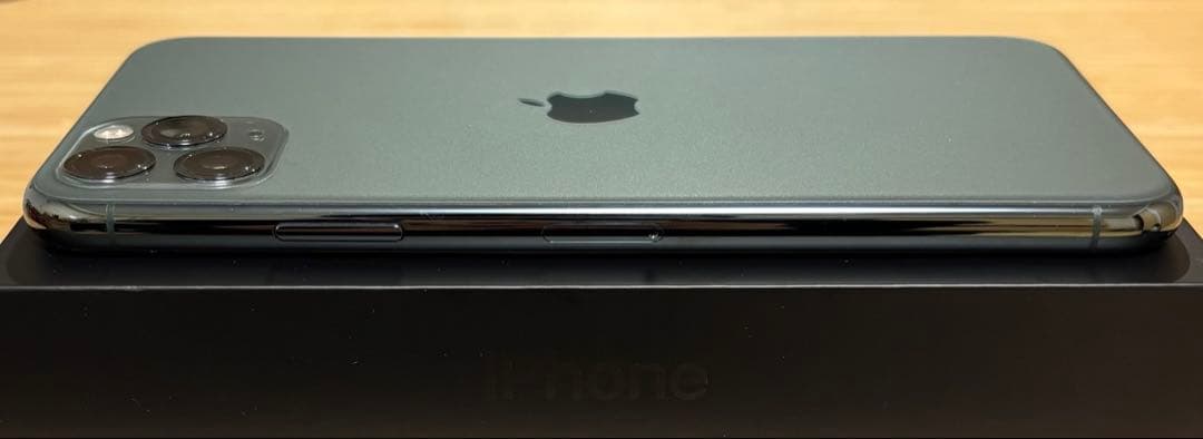 【美品】iPhone 11 PRO MAX 256GB ミッドナイトグリーン