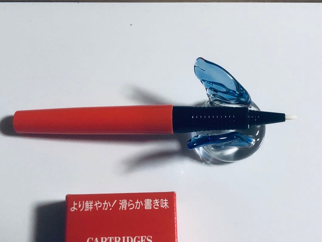 希少　廃盤　KUMON 採点ペン　旧型 プラチナソフトペン　万年筆　インク付き