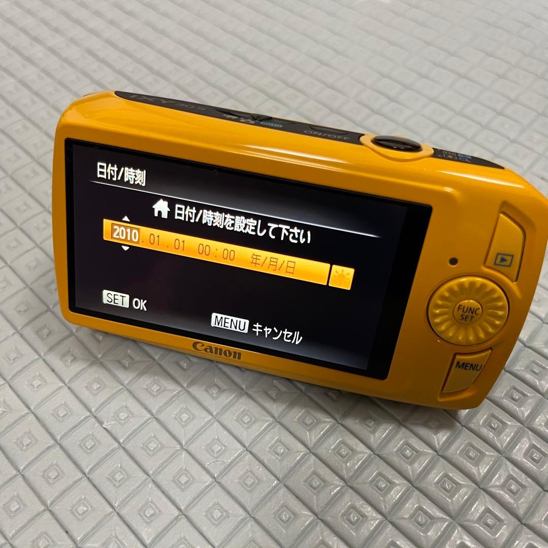 Canon IXY 30S イエロー 本体と付属品