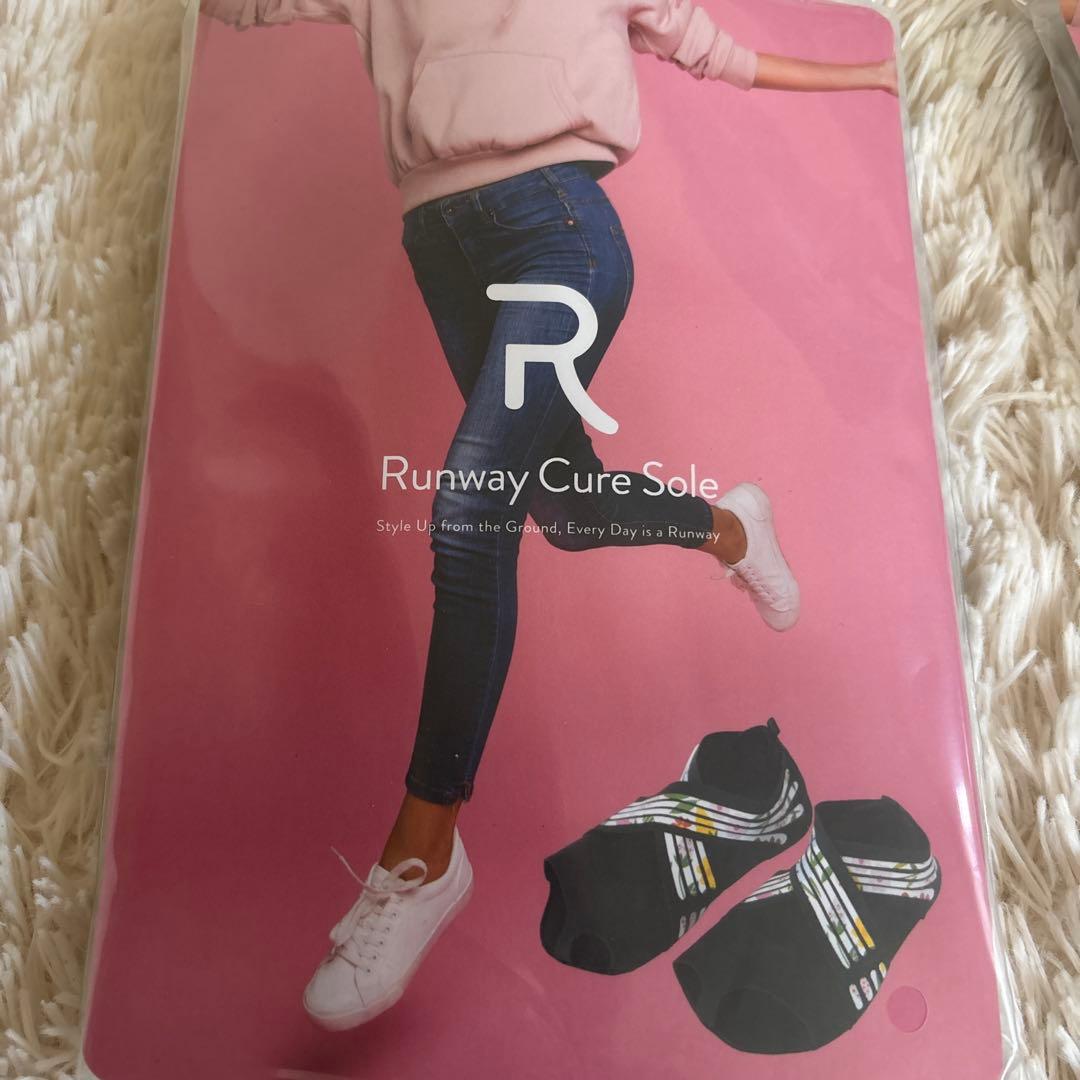 新品 Runway Cure Sole 着圧ソックス L 2足 ブラック 送料込