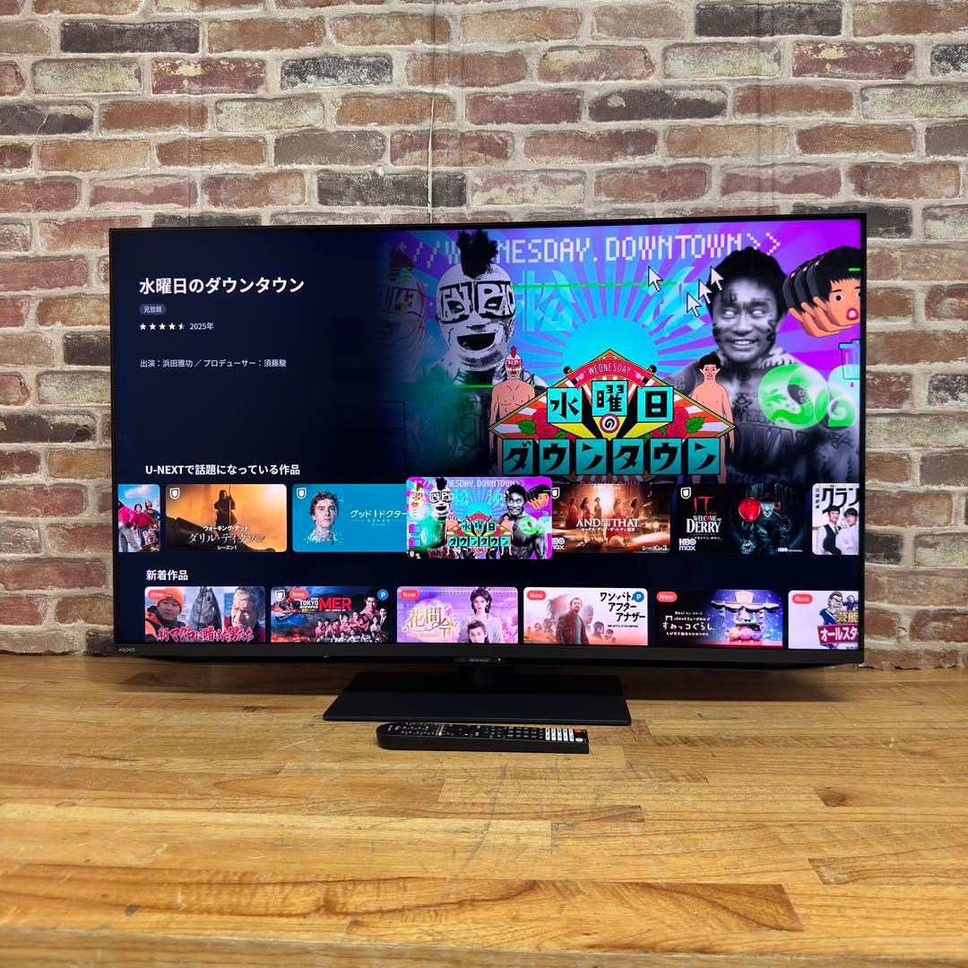 シャープ 48V型 4K有機ELテレビ AQUOS 4T-C48EQ2 24年製