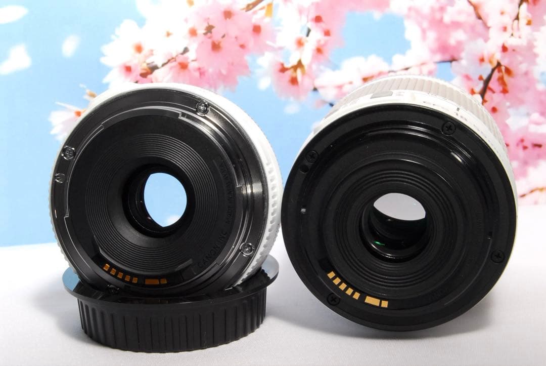 3連休限定価格❤️Canon Kiss X7❤️ホワイト❤️ダブルレンズキット