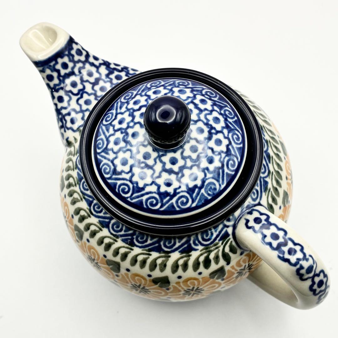 CERAMICA ARTYSTYCZNA ティーポット カップ 花柄 ポーランド