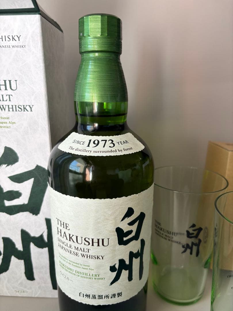 白州 シングルモルトウイスキー 700ml グラス3個付き