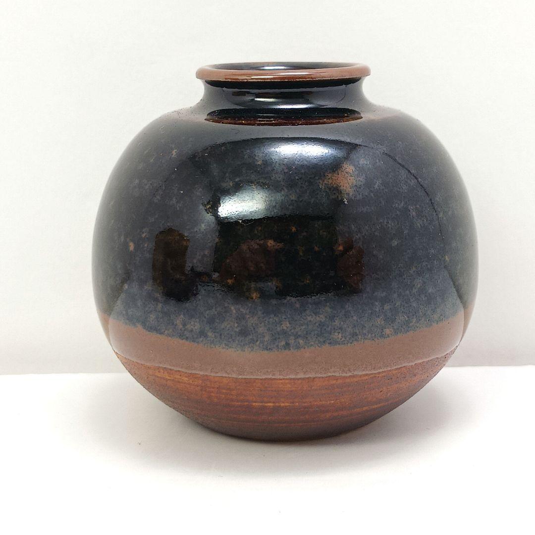 Y813-6 茶道具 古瀬戸 加藤唐三郎 文琳茶入 仕覆・共箱 未使用KKK