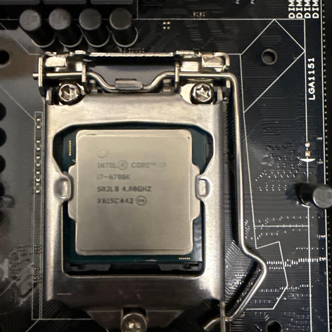 ASUS Z170 PRO GAMING CPU、クーラーセット　メモ