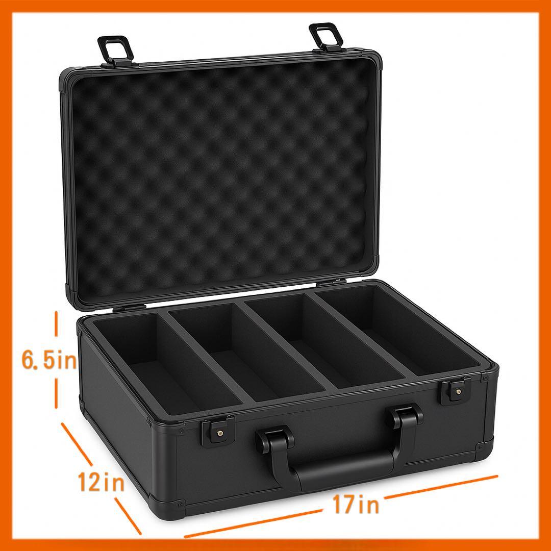PSA BGS 鑑定済み用 トレカ収納ボックス アルミ製　4スロット　訳あり品