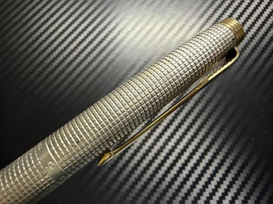美品 パーカー フラットトップ 初期型 75 シズレ F スターリングシルバー