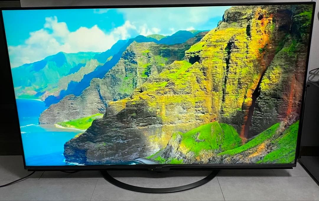 SHARP AQUOS 60V型　4T-C60AJ1 液晶テレビ　動画アプリ搭載