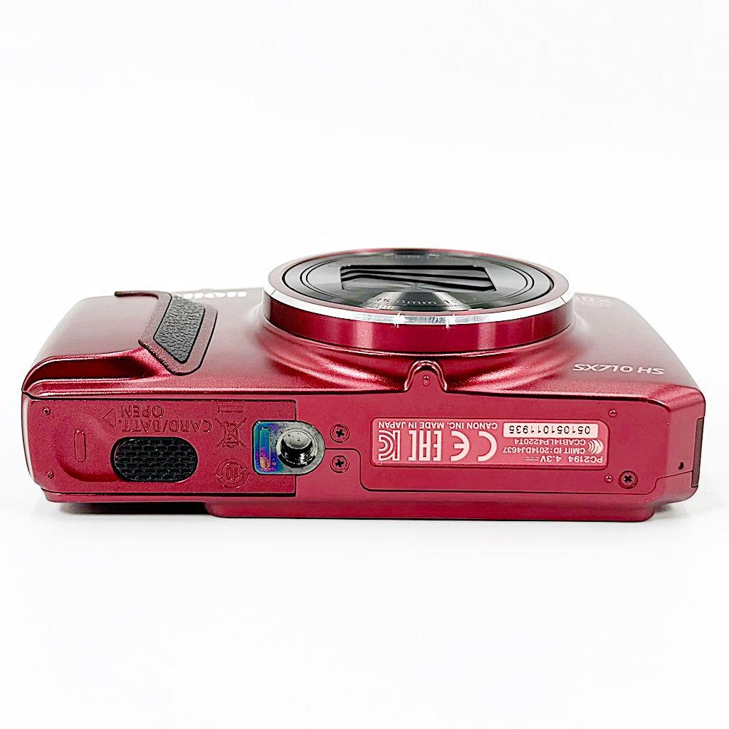 【美品】キヤノン PowerShot SX710 HS レッド コンデジ カメラ