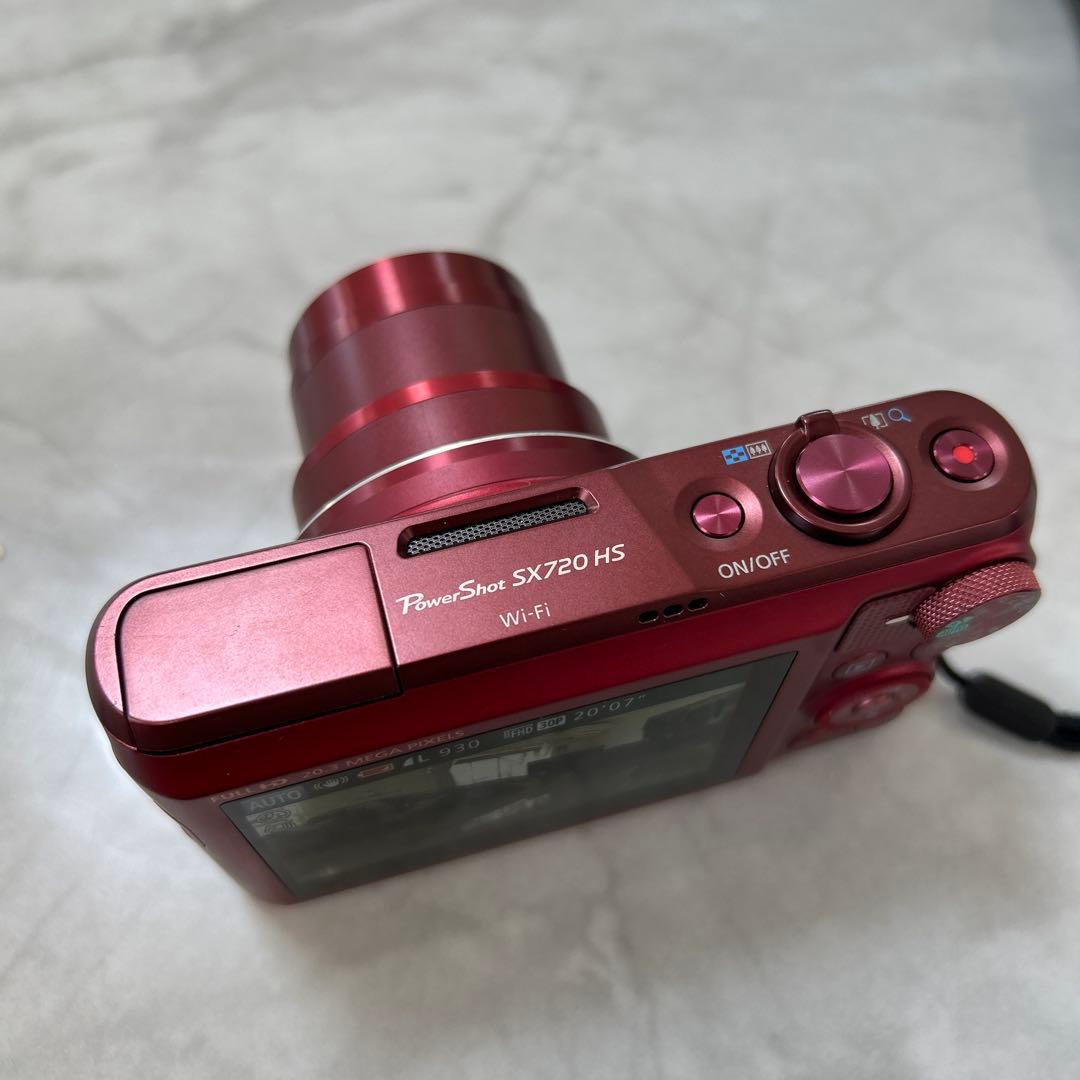 アヤ　Canon SX720 HS レッド 40倍光学ズーム