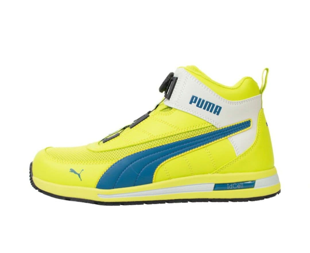 PUMA イエローハイカット安全靴 28cm