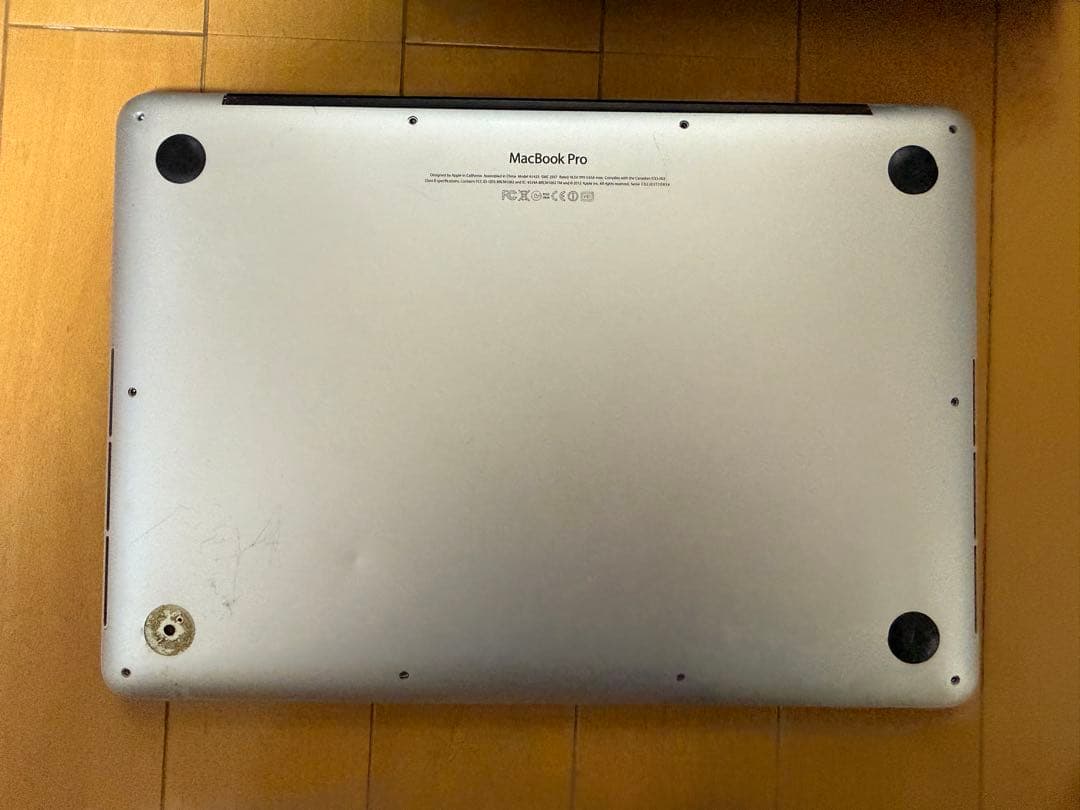 N*.様 MacBook Pro 本体 8GB 500GB