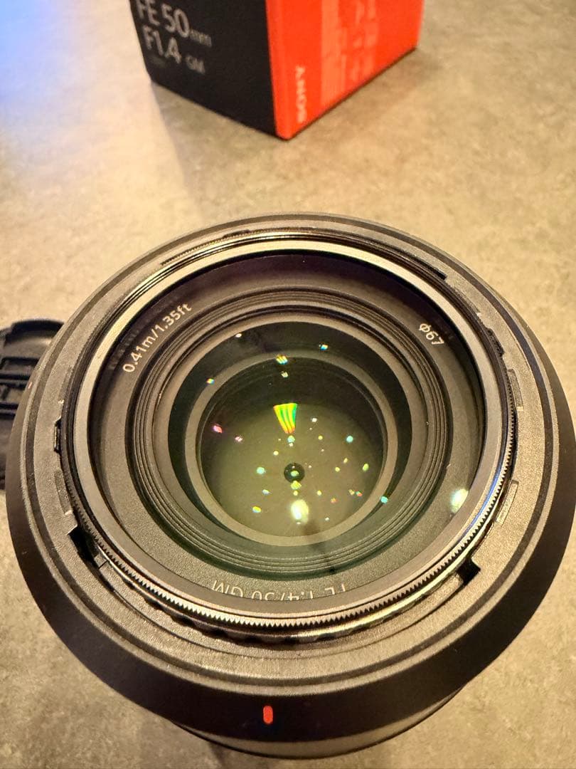 SONY FE 50mm F1.4 GM レンズ　極美品　使用２回