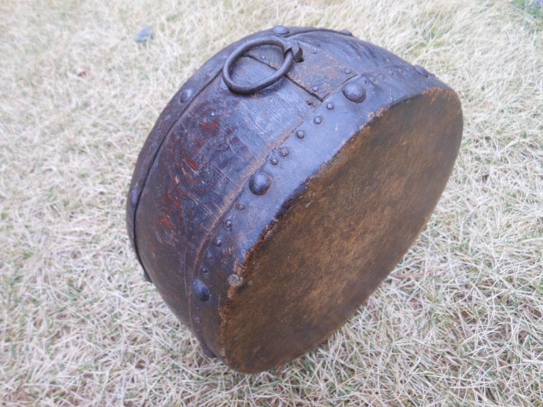 和太鼓　平太鼓　太鼓　和楽器 打楽器　オブジェ　アンティーク