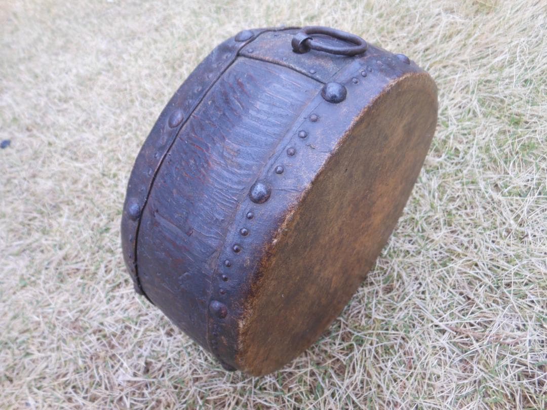 和太鼓　平太鼓　太鼓　和楽器 打楽器　オブジェ　アンティーク