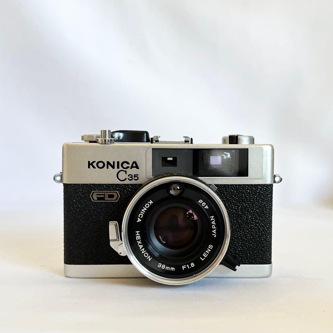【完動品】Konica C35 FD フィルムカメラ 動作確認済み