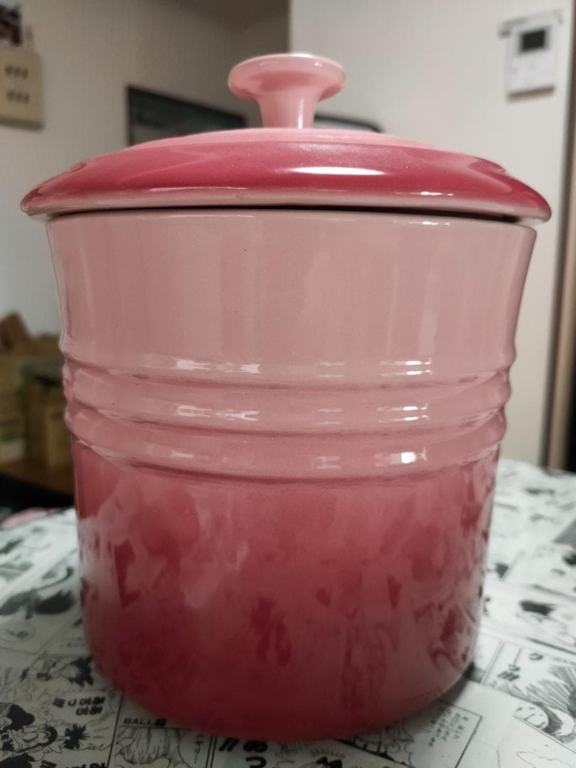 LE CREUSET ルクルーゼ ペットフード・コンテナー (スクープ付き)