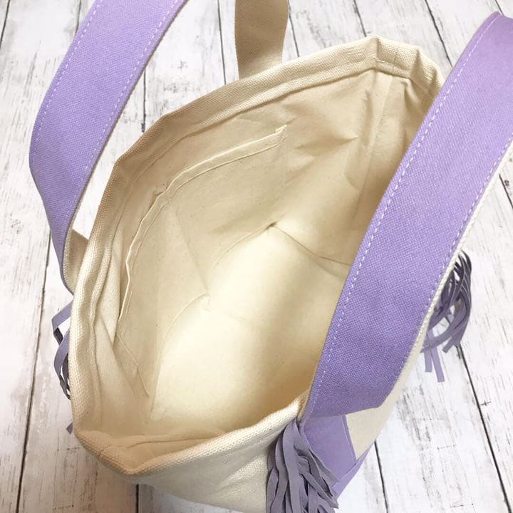 オーダー受付中.*・゜ フリンジトート ミニトート トートバッグ ハンドメイド