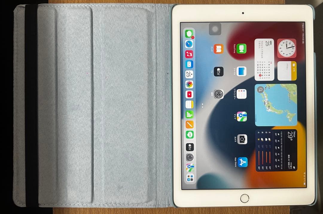 iPad Air2, 9.7インチホワイト 本体 100% バトリライフ