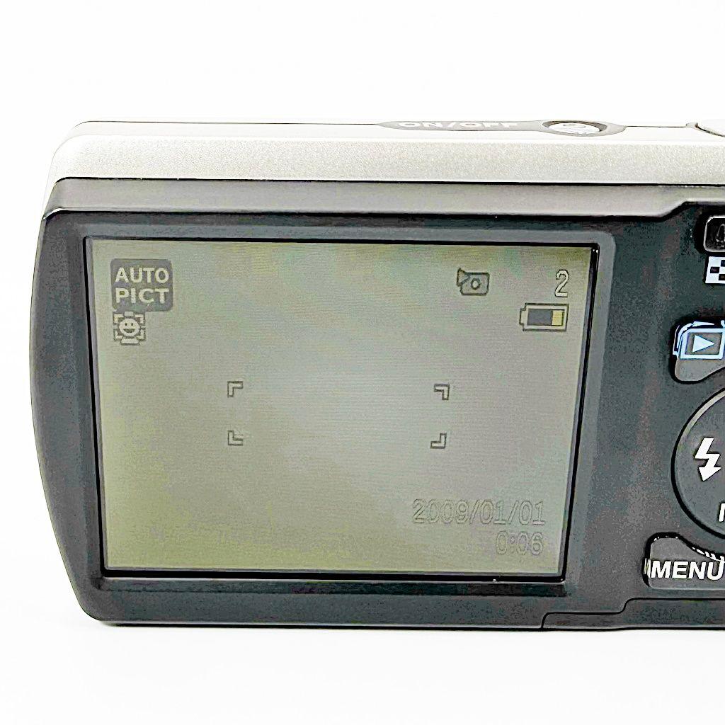 ペンタックス PENTAX Optio E80 シルバー コンデジ カメラ 中古