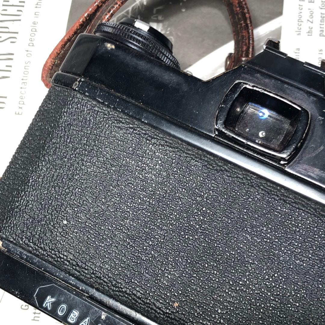 レア色ブラウン色ケース　茶色　PENTAX ES フィルムカメラ　BLACK 黒