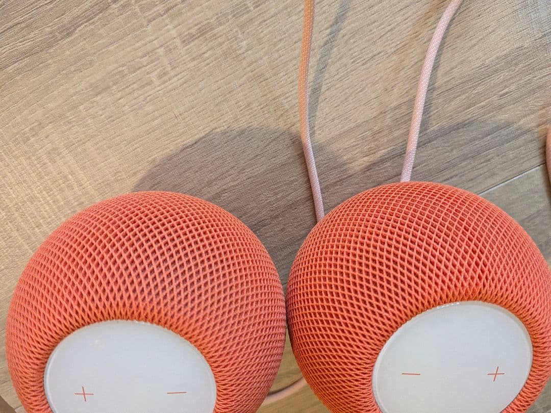 Apple pods mini オレンジ スマートスピーカー 2個セット