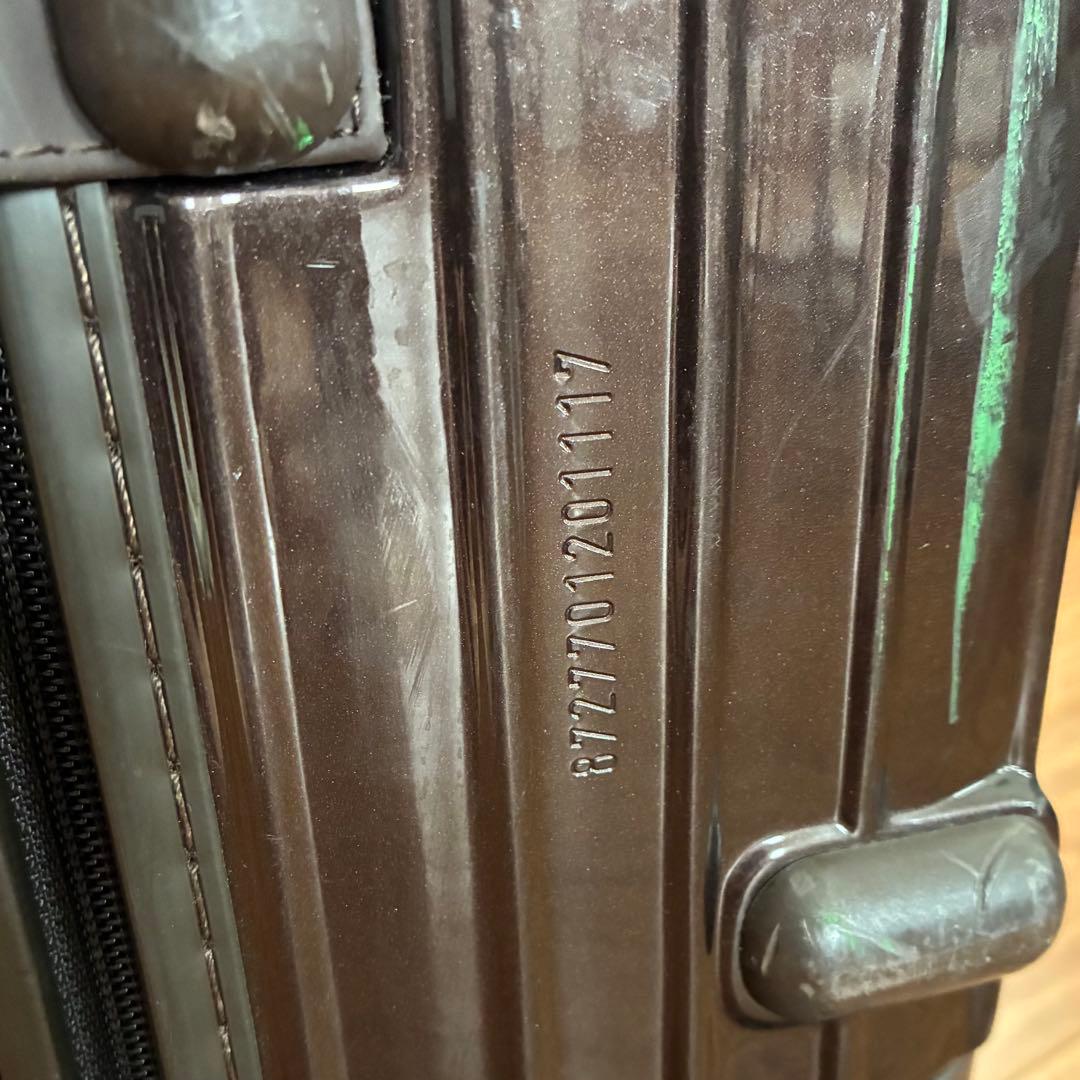 【訳あり】RIMOWA サルサ デラックス104L 大容量 4輪 ブラウン 茶色