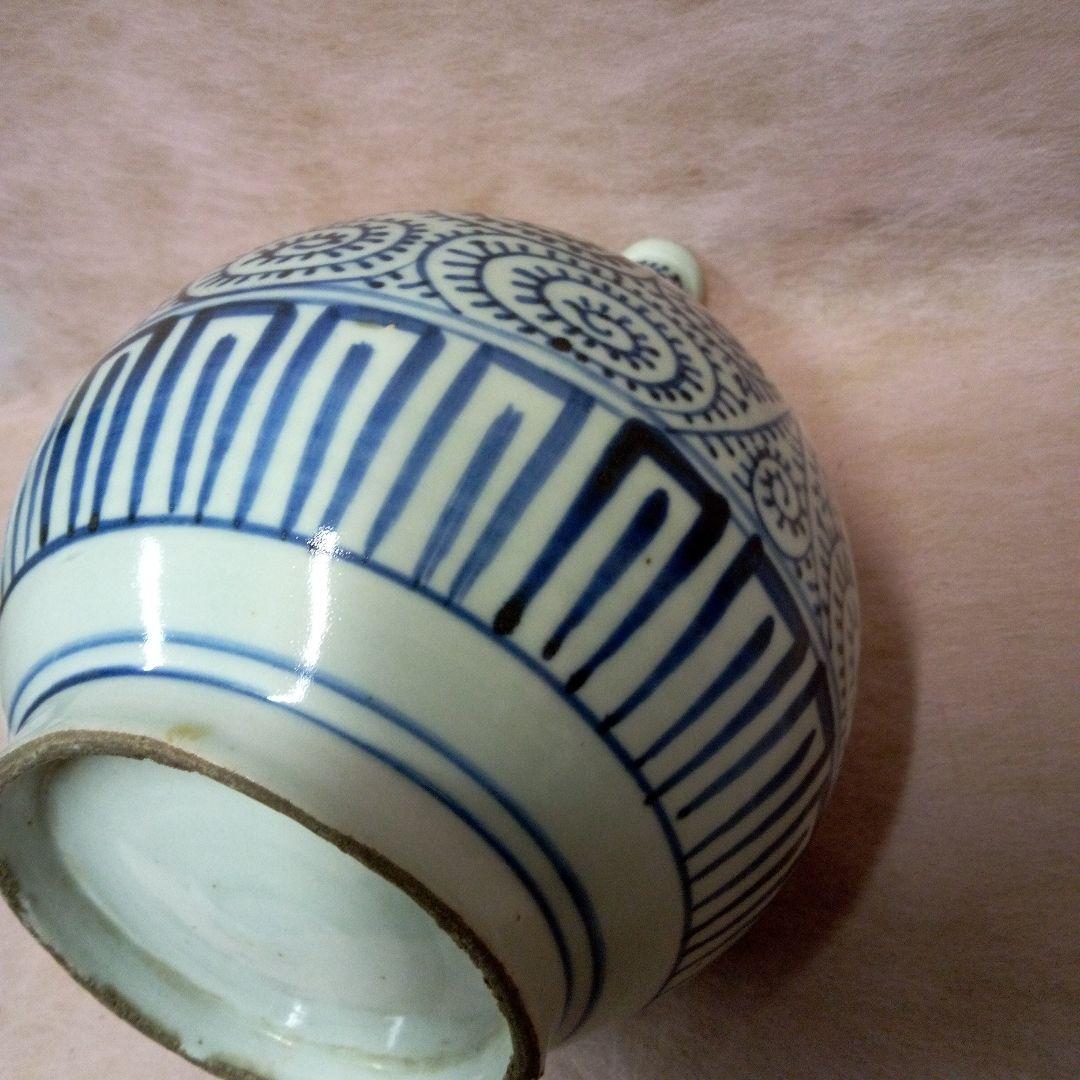 古伊万里　蛸唐草徳利　古美術　骨董品　古道具