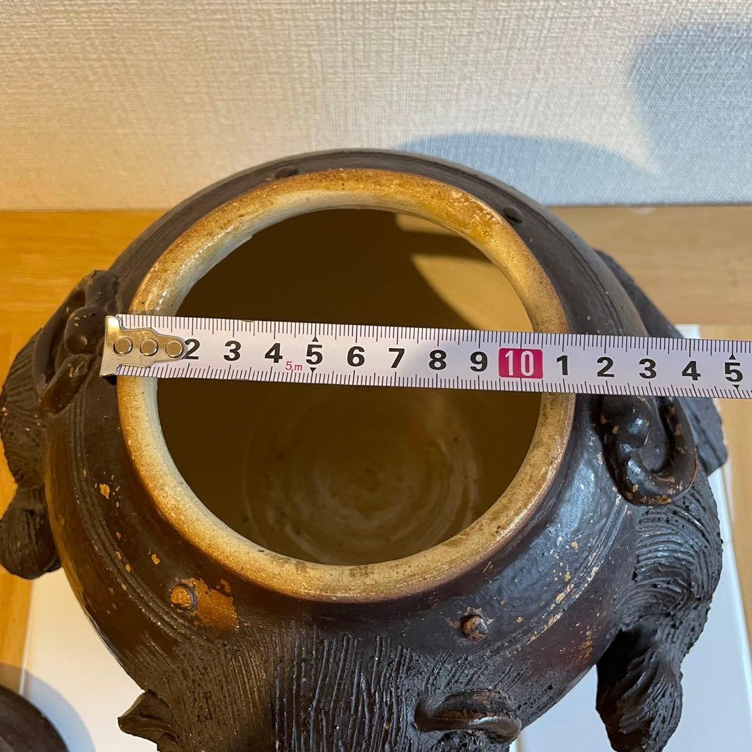 【古道具】✴︎たぬきの分福茶釜✴︎置物✴︎和の雰囲気◎