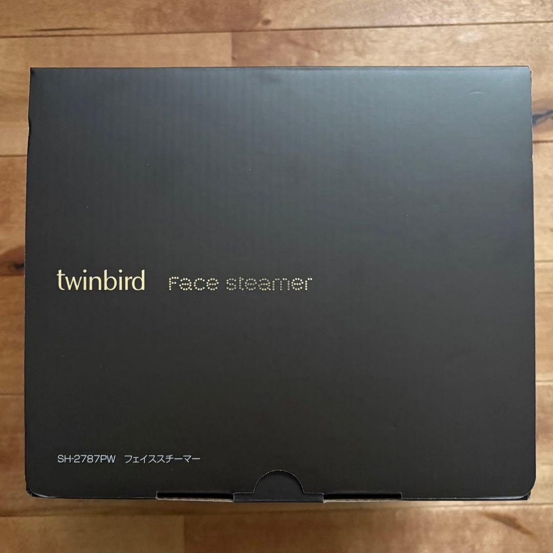 ☆新品・未使用 ☆TWINBIRD フェイススチーマー SH-2787 PW