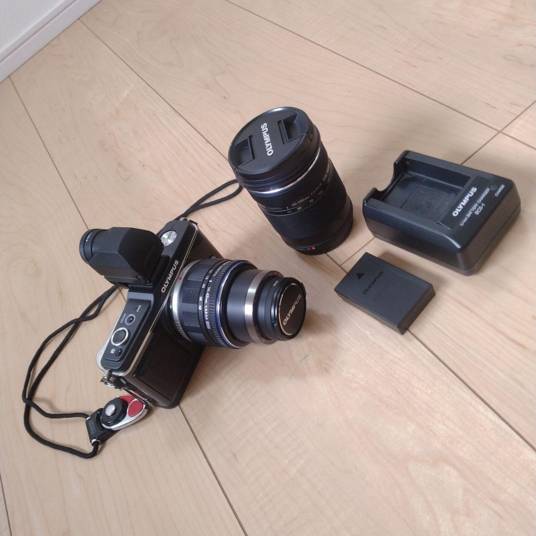 オリンパス　E-P2　ダブルレンズ　ビューファインダー