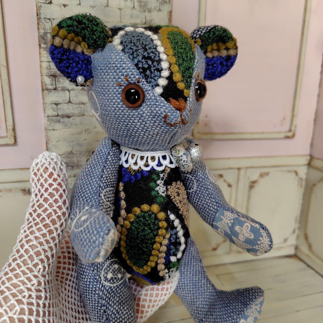 ミナペルホネン＊ハンドメイド＊ぬいぐるみ＊テディベア＊㊽