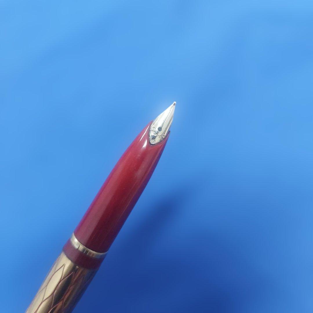 【２本セット】シェーファー 　万年筆　ゴールド×レッド　レディ　女性用