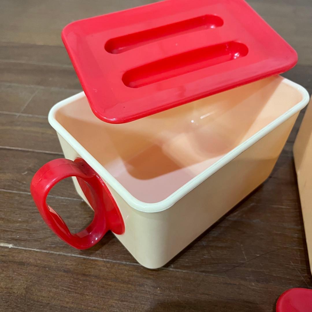 【アンティーク】昭和レトロ レトロポップ 調味料ラック 調味料ケース 古道具